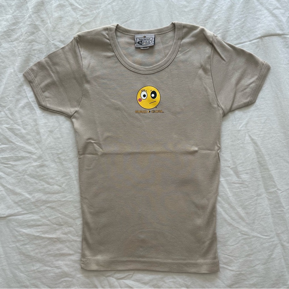 Smiley face baby tee